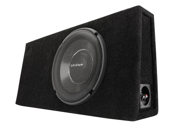 Rockford Fosgate Slim 12" sub i kasse Power slim 12" bass, 600/1200W, 1 ohm